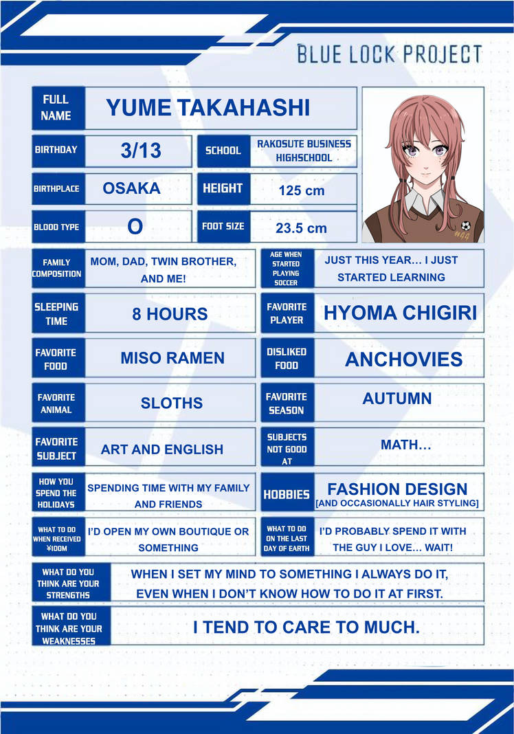 Blue Lock OC by yuiandeddo on DeviantArt Blue Lock OC by yuiandeddo on DeviantArt