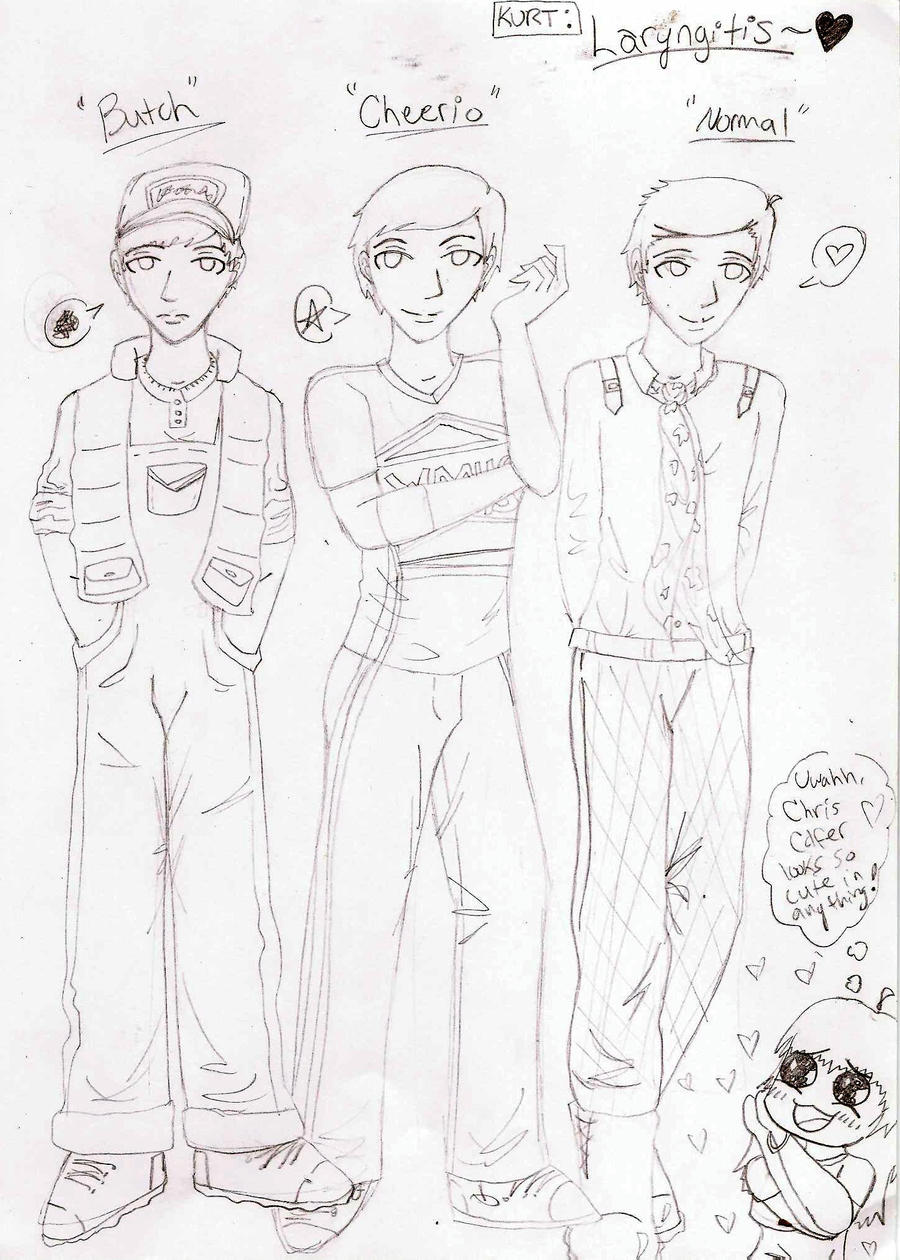 Laryngitis. KURT by PoeticKitsune on DeviantArt