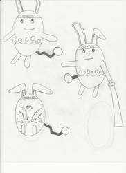 Azu character doodles