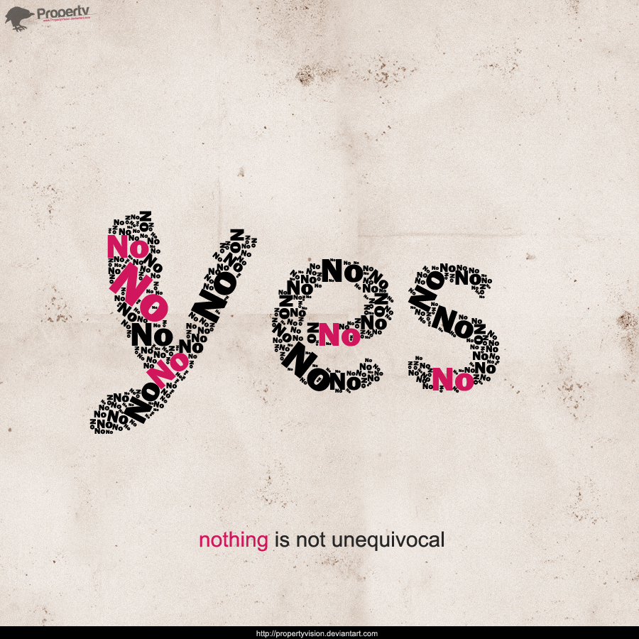 yes- nothing is not unequivoca