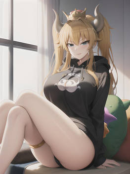 Bowsette Chilling