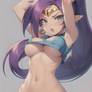 Shantae Having Shirt Trouble