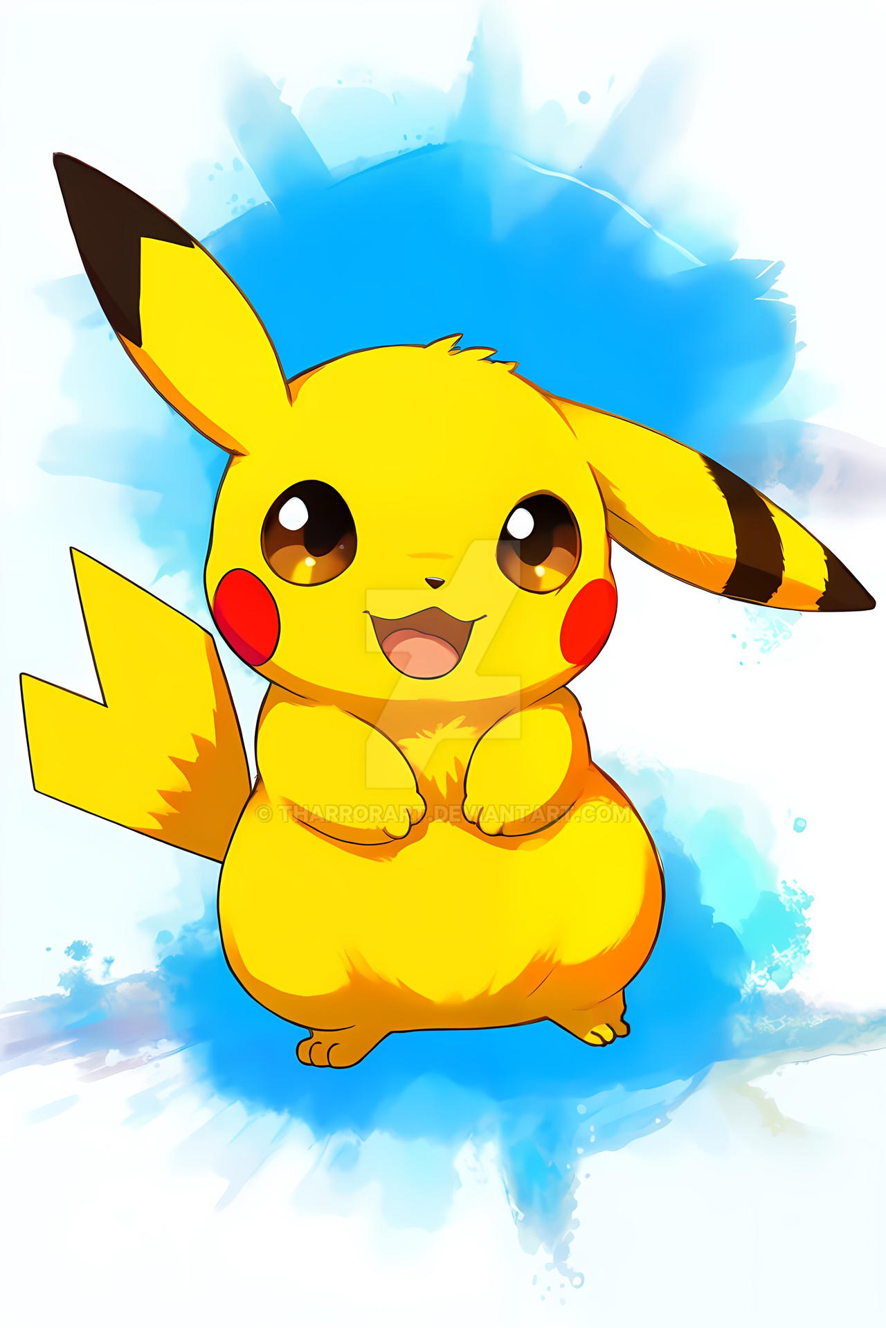 Pikachu Stripes Color