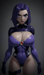 Commission Art: Older Raven