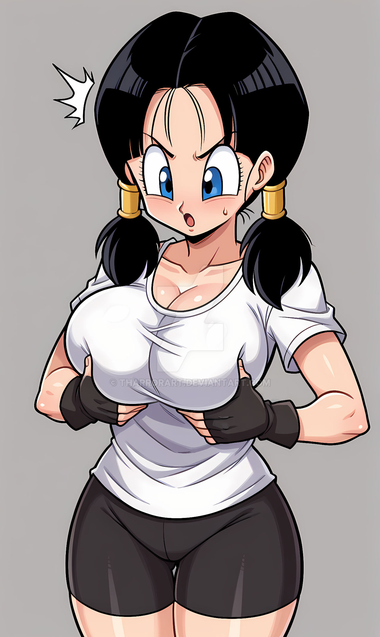 Commission Art: Videl learns she has large boobs