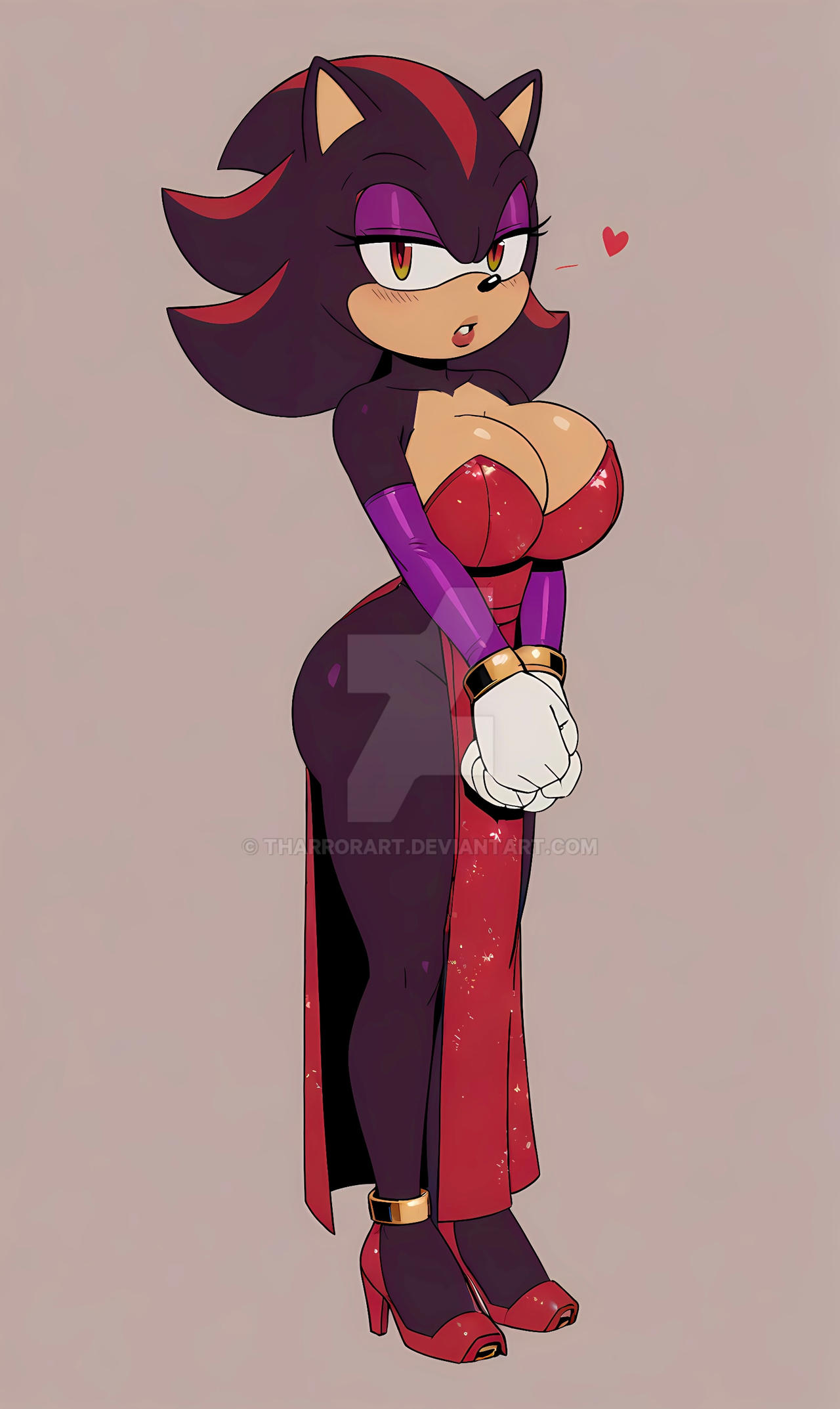 Commission Art: Shadow the Hedgehog Jessica Rabbit