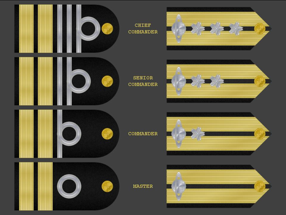 3 - Senior Officers - Rank Insignias by Erebiel on DeviantArt