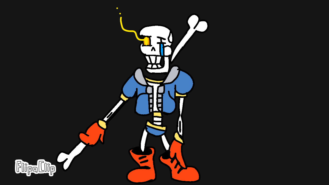Distressed Papyrus Disbelief papyrus phase 1 by Tyomas109 on DeviantArt