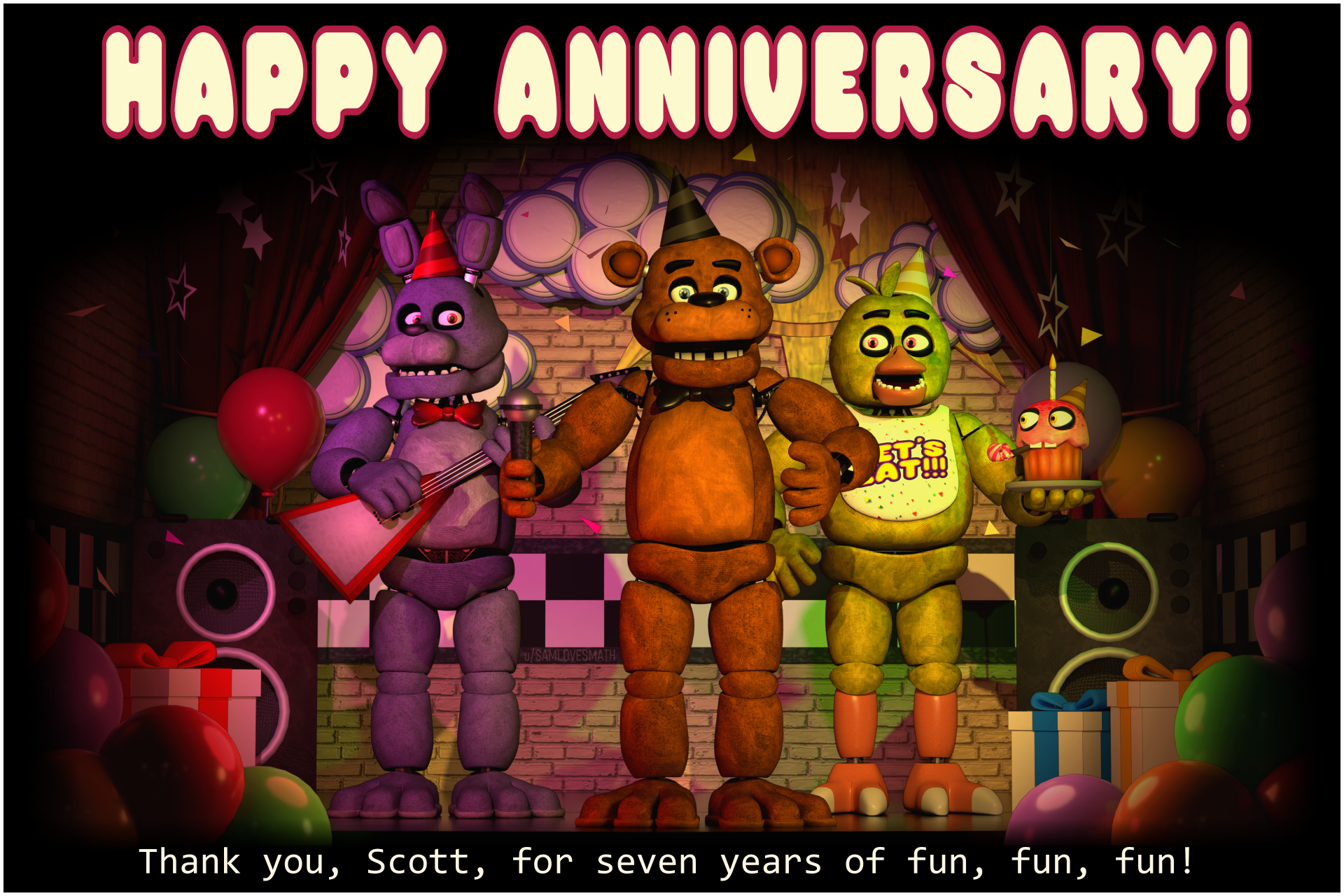 FNaF/c4d) FNaF 2 stylized map c4d by Ignitedbonnie496 on DeviantArt