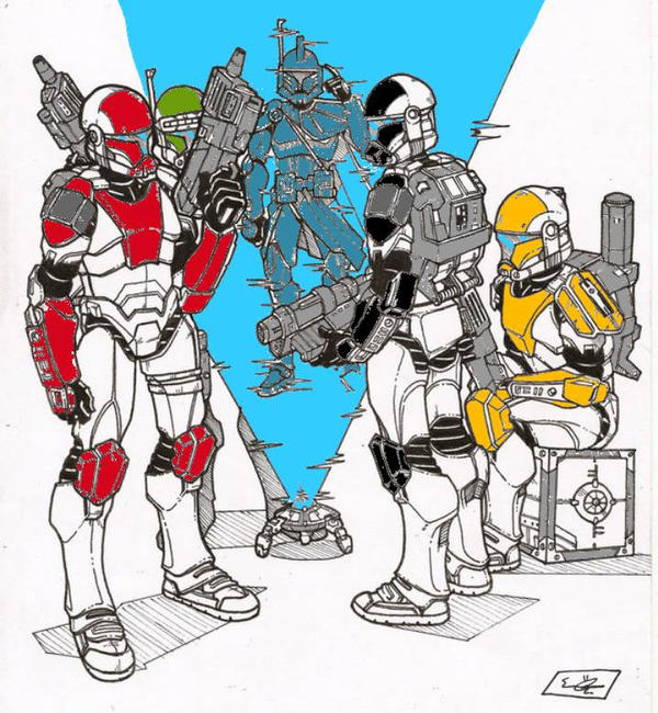 clone commandos by GhostR3x1 on DeviantArt