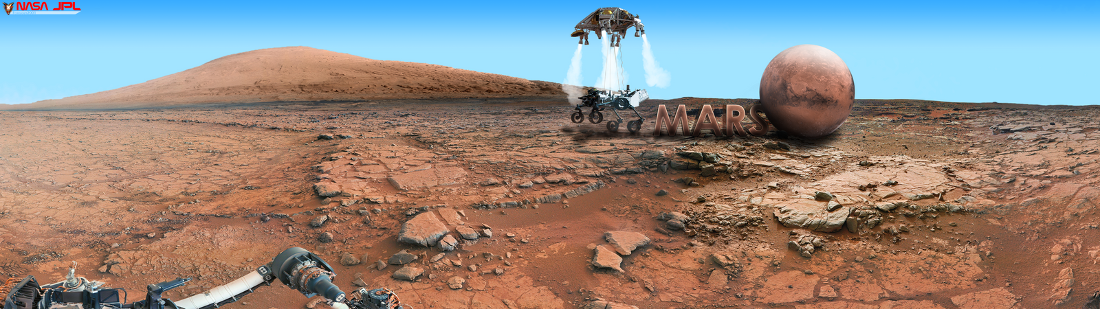 Mars Wallpaper Curiosity Rover Dual Monitor 2 by foxgguy2001 on DeviantArt