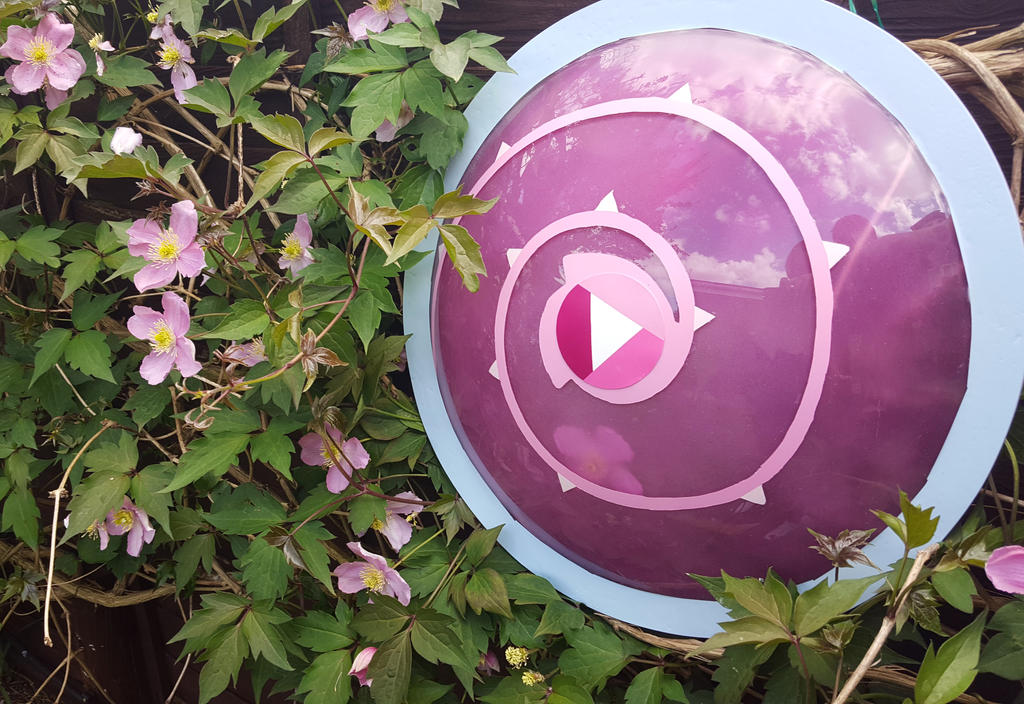 Rose Rim Style Shield Rose Quartz shield by Arualsti on DeviantArt