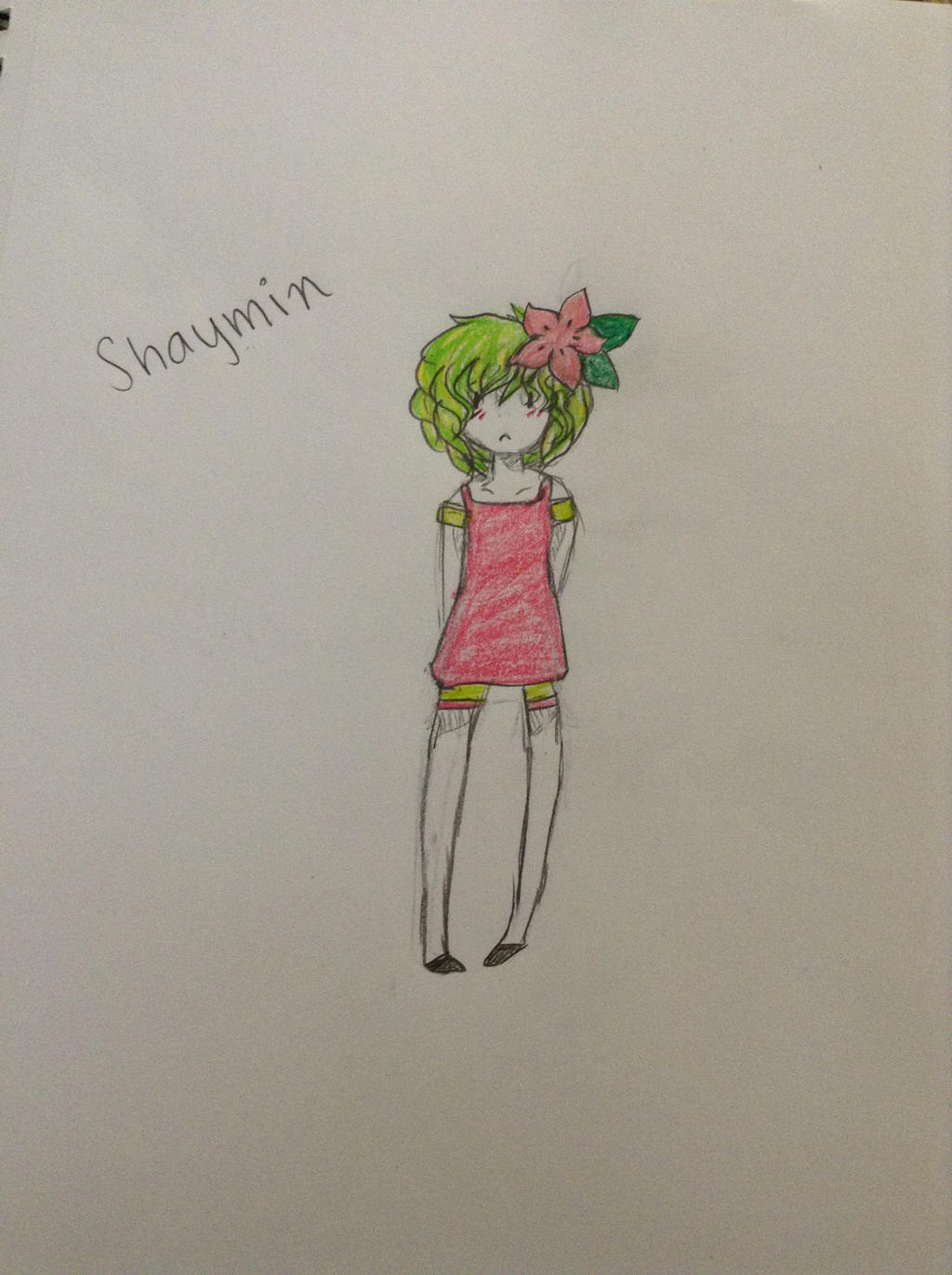 Shaymin as a human