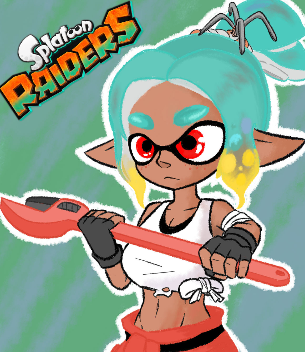 Splatoon Firefighter Splatoon Raiders: Mechanic by Octo-Comix on DeviantArt