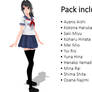 [MMD] Yandere Simulator - Pack Students