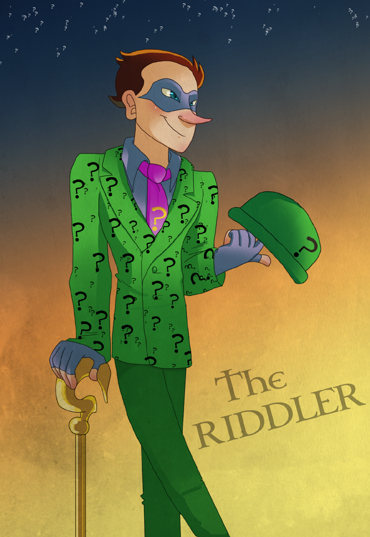 Riddler sly look by pink-ninja on DeviantArt