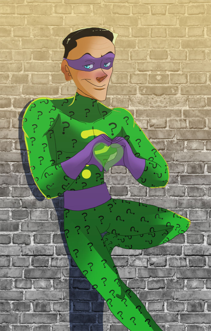 Ninja Riddler Riddler you complete me by pink-ninja on DeviantArt