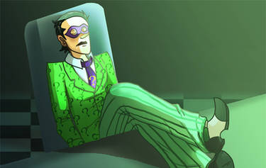 Riddler awaits