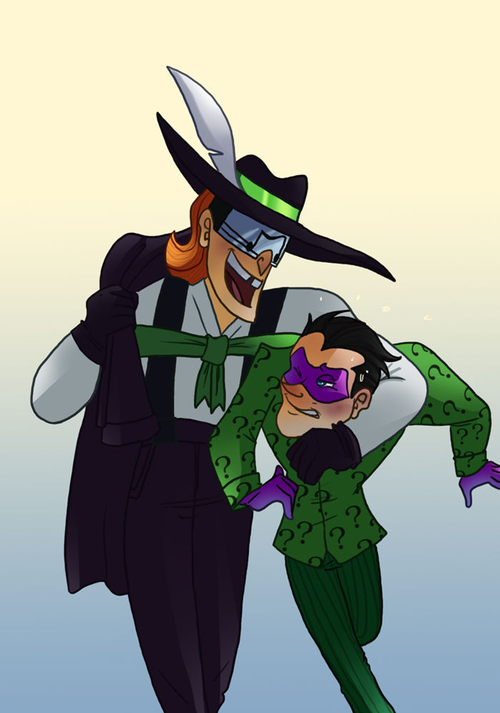 Ninja Riddler Music Meister and the Riddler by pink-ninja on DeviantArt