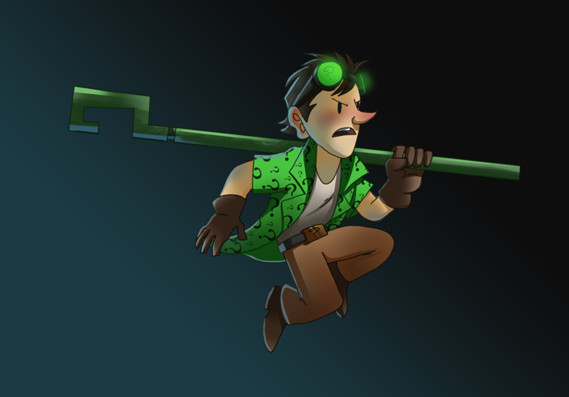 Mini Arkham Knight Riddler By Pink Ninja On Deviantart