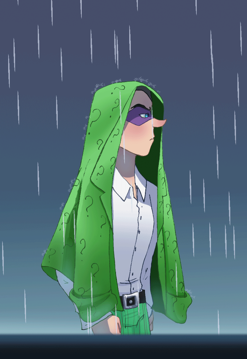 Riddler under the rain Animation by pink-ninja on DeviantArt