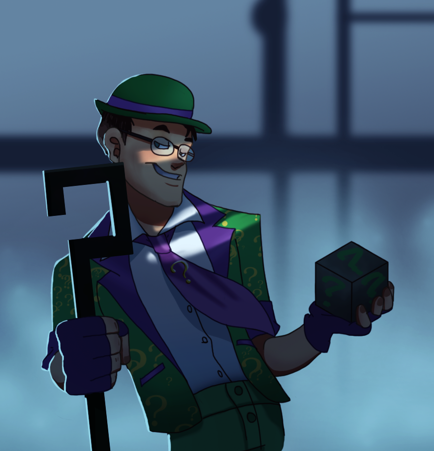 Arkham City Riddler By Pink Ninja On Deviantart from images-wixmp-ed30a86b8...