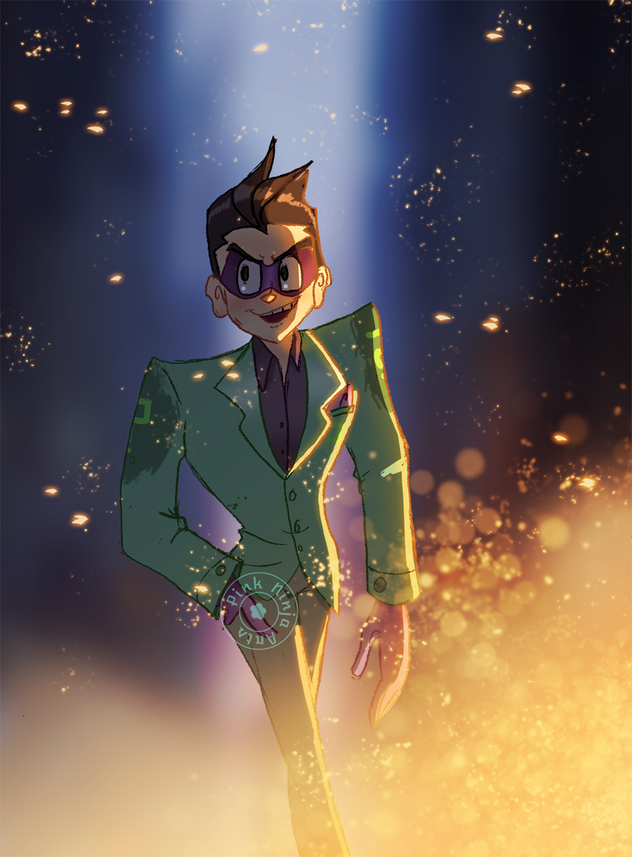 Riddler Walk by pink-ninja on DeviantArt