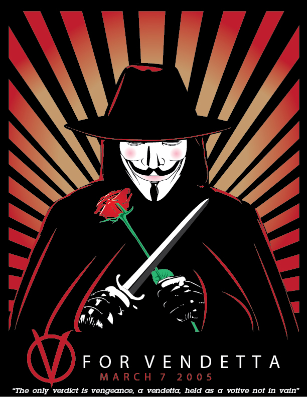 V For Vendetta Movie Poster By Rickeytrant On Deviantart