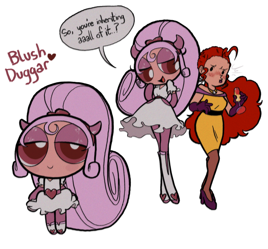Acrobattack Powerpuff OC: Blush Duggar by acrobattack on DeviantArt