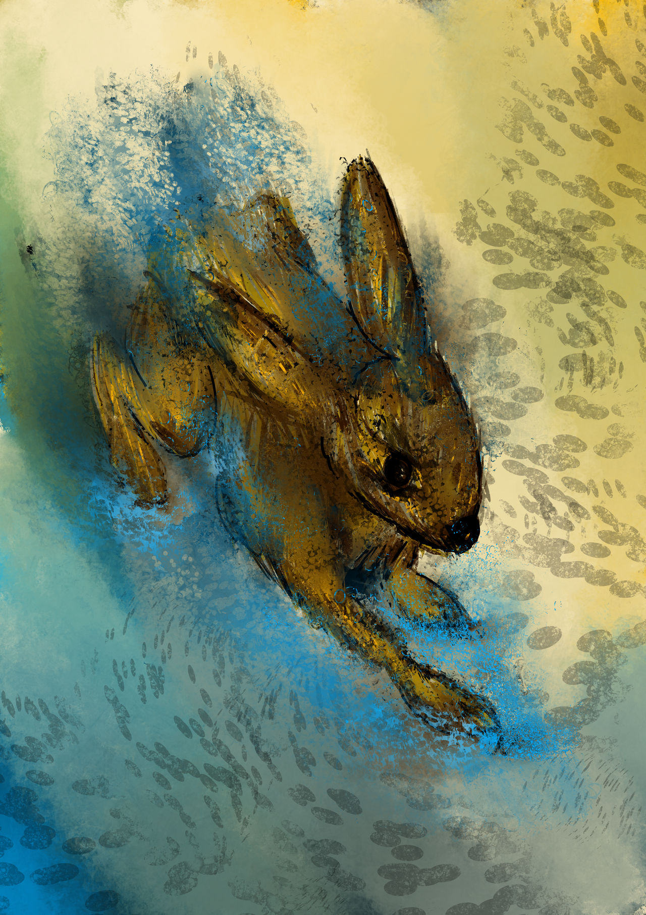 Prancing Rabbit by Greydn on DeviantArt