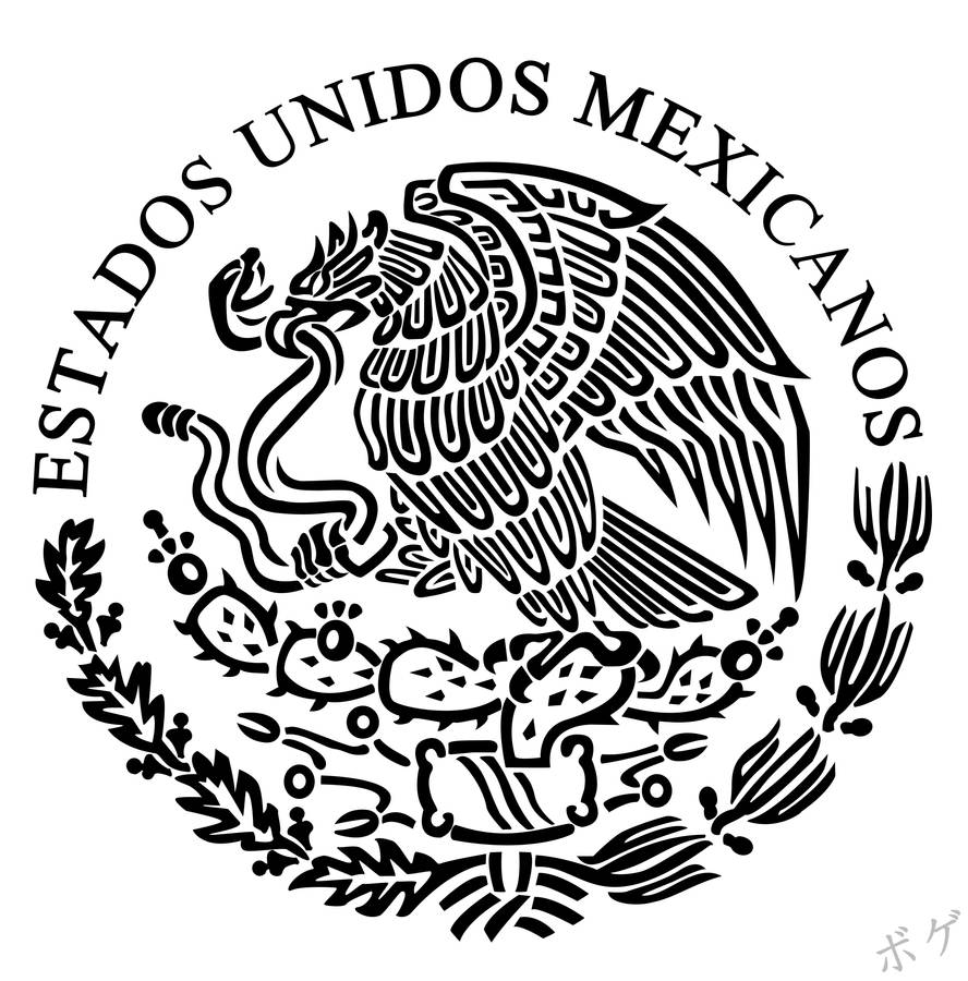 Escudo Nacional Mexicano Para Colorear Sello Escudo Nacional Mexicano by GIGABORGESNX on DeviantArt