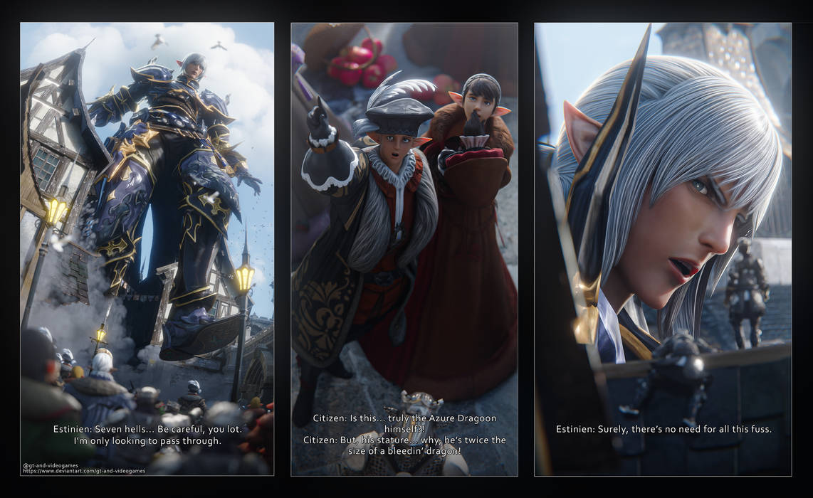 A dragoon's homecoming | Estinien Varlineau by jubiekay on DeviantArt