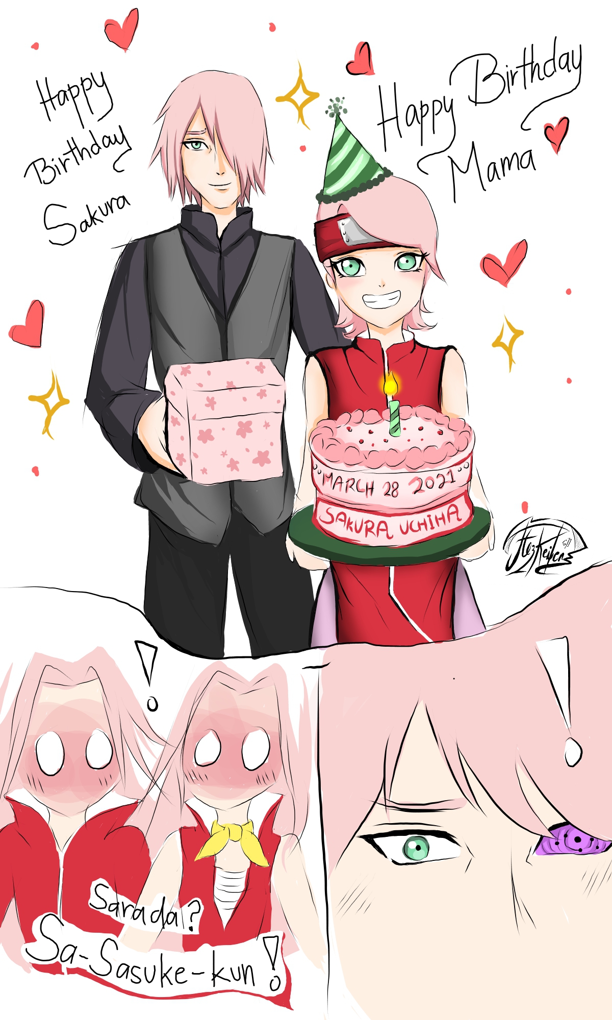 Congratulations! ] 3/28 is Sakura Haruno's birthday!
