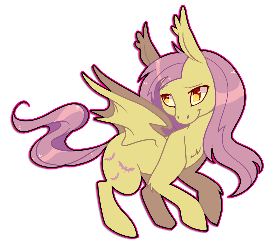Flutterbat Deviantart Front FLUTTERBAT by cappydarn on DeviantArt