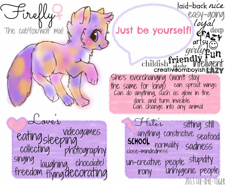 Firefly Reference sheet by foxtribe on DeviantArt