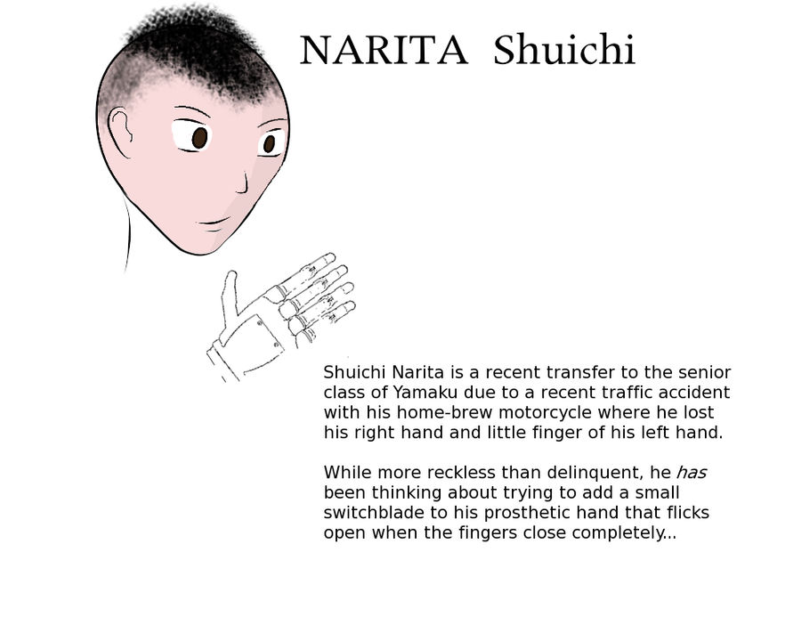 Shuichi Narita, KS entry