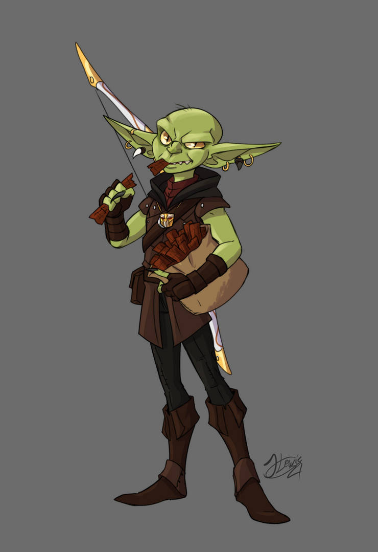 Hobgoblin Ranger Goblin ranger with jerky by JRLewisArt on DeviantArt