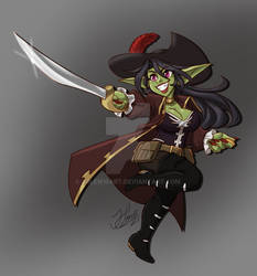 Commission: Goblin Pirate