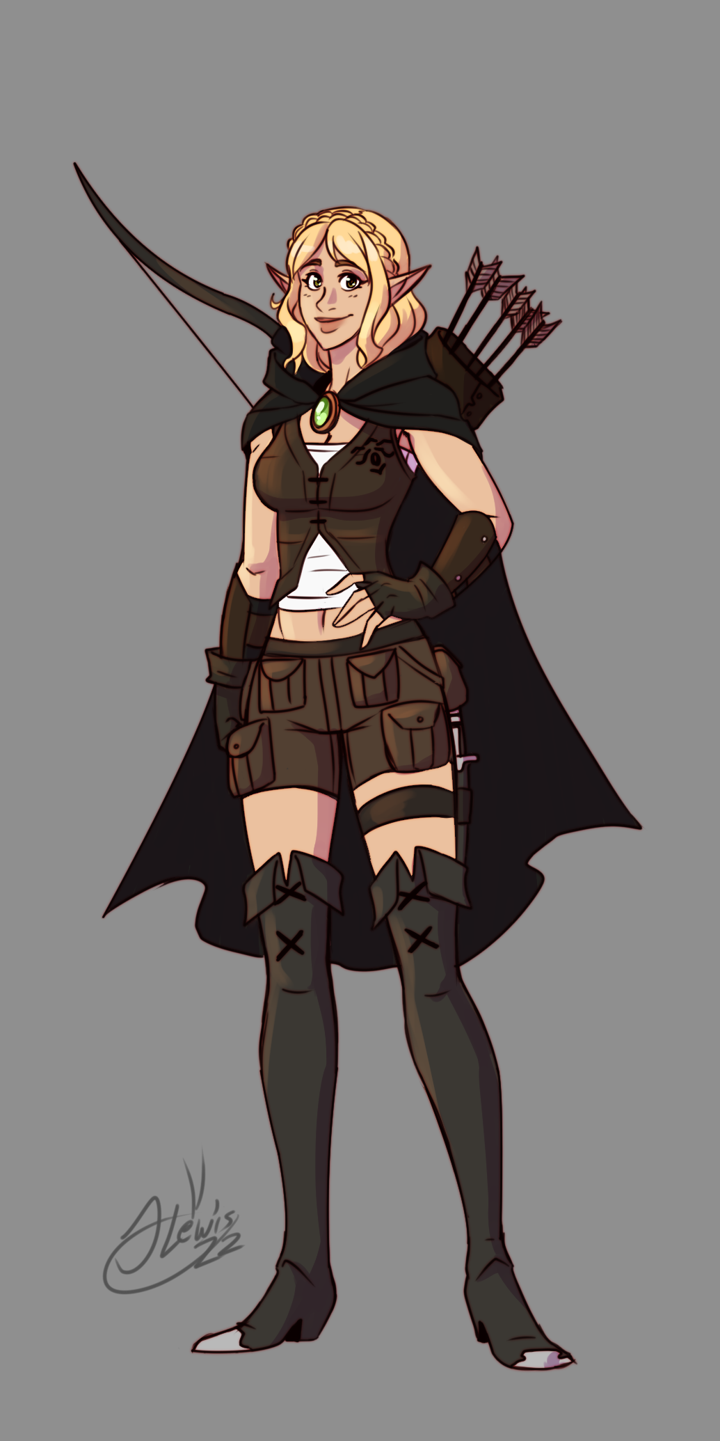 Elf Ranger by JRLewisArt on DeviantArt