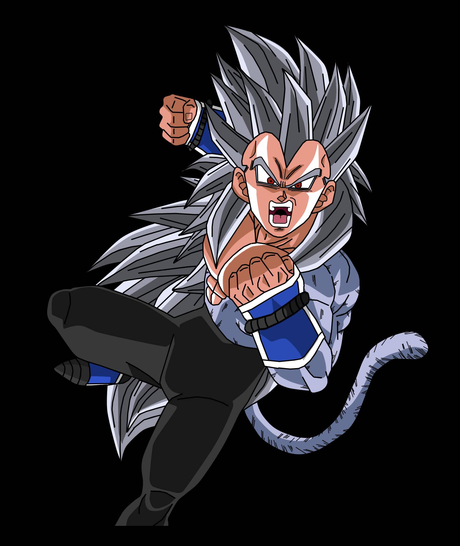 Ssj5 Vegeta by Unkoshin on DeviantArt