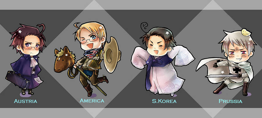 APH: A+A+K__EDIT: + PRUSSIA by kagami222