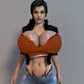 Agnes Shepard bra overfilling Animation