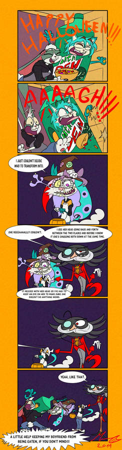Trick or Treating at the Rabbit's House