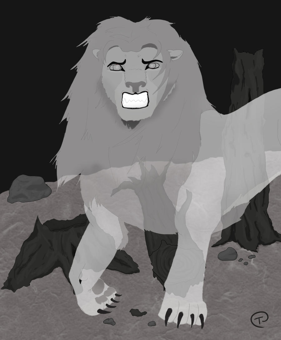 Simba Ghost Scene Ghost Simba Desert by Tarsicius on DeviantArt