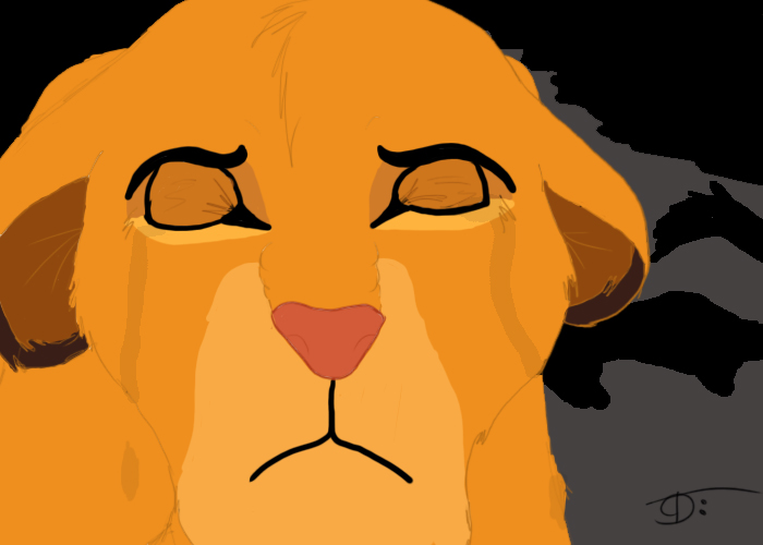 Simba Crying by Tarsicius on DeviantArt