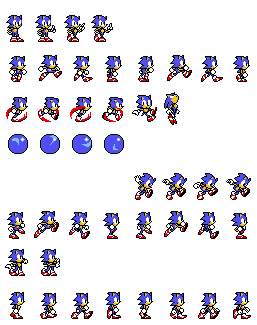 8 bit sonic sprites (so far) Pixie Engine - Create!