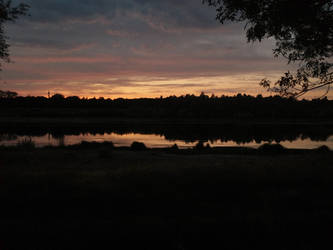 Sunset in Blois