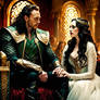 Loki and Darcy Asgard Throne Room
