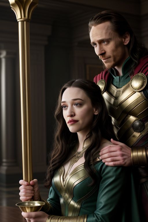 Darcy and Loki in Asgard 03