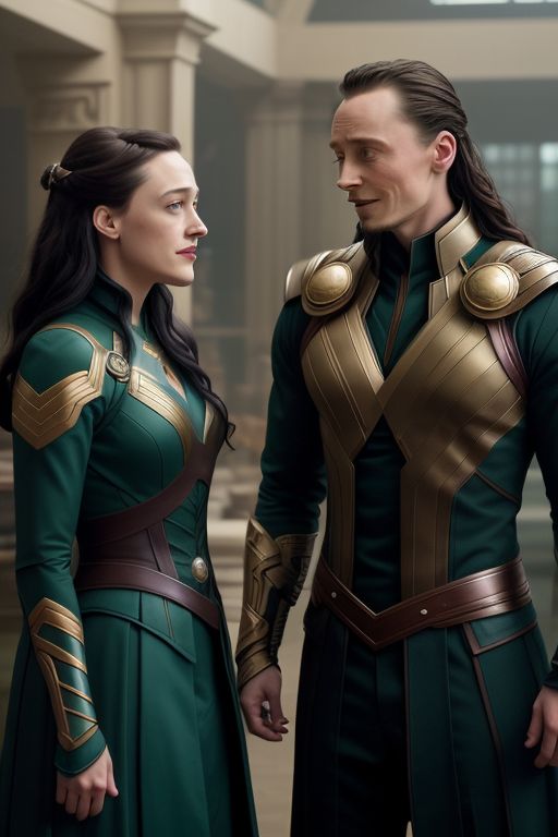 Darcy and Loki in Asgard 02